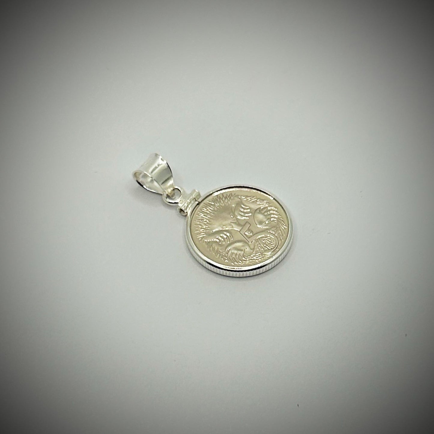 Australian 5 Cent Sterling Silver Bezel - Vintage Spirit - Handcrafted Coin Creations