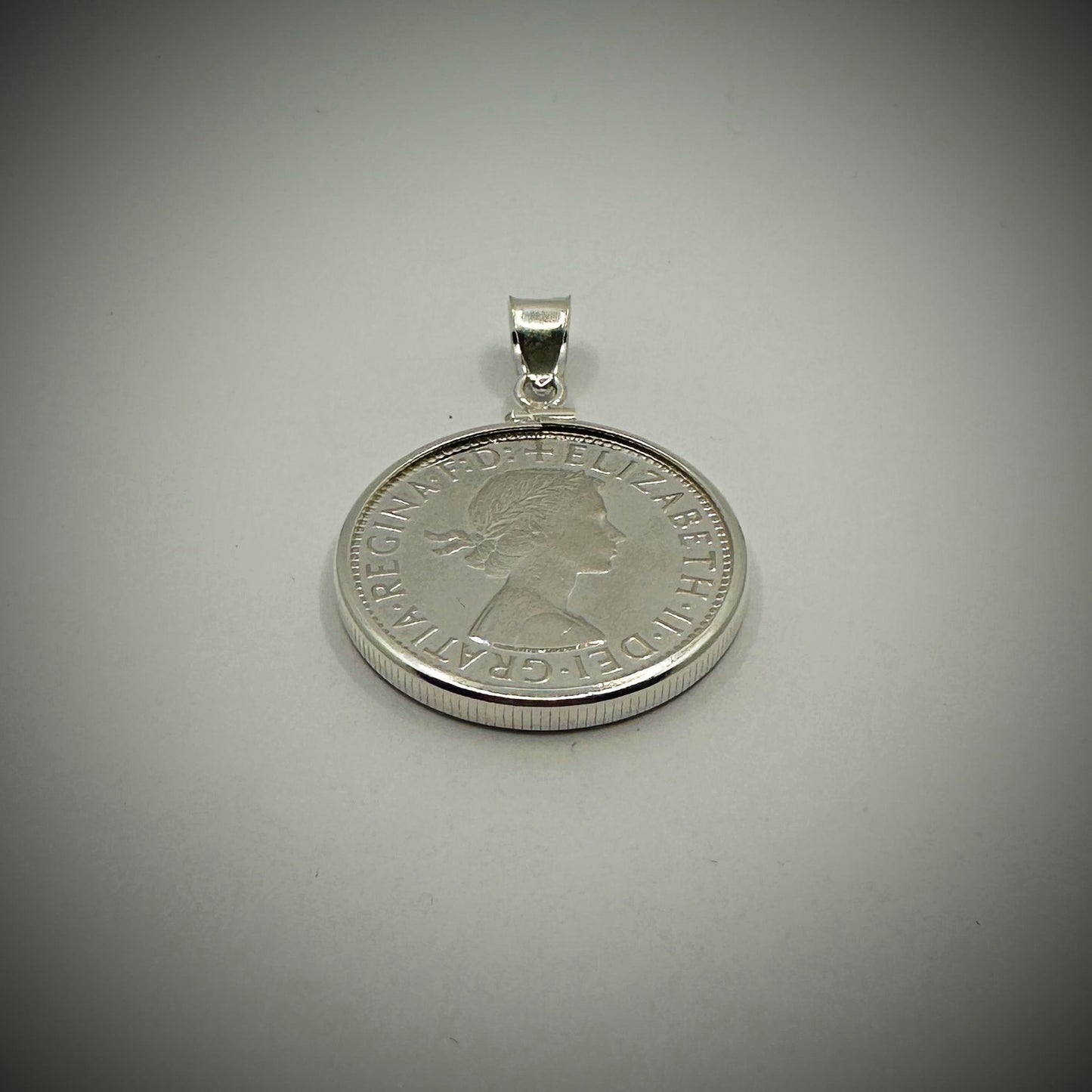 Australian Florin Sterling Silver Bezel - Vintage Spirit - Handcrafted Coin Creations