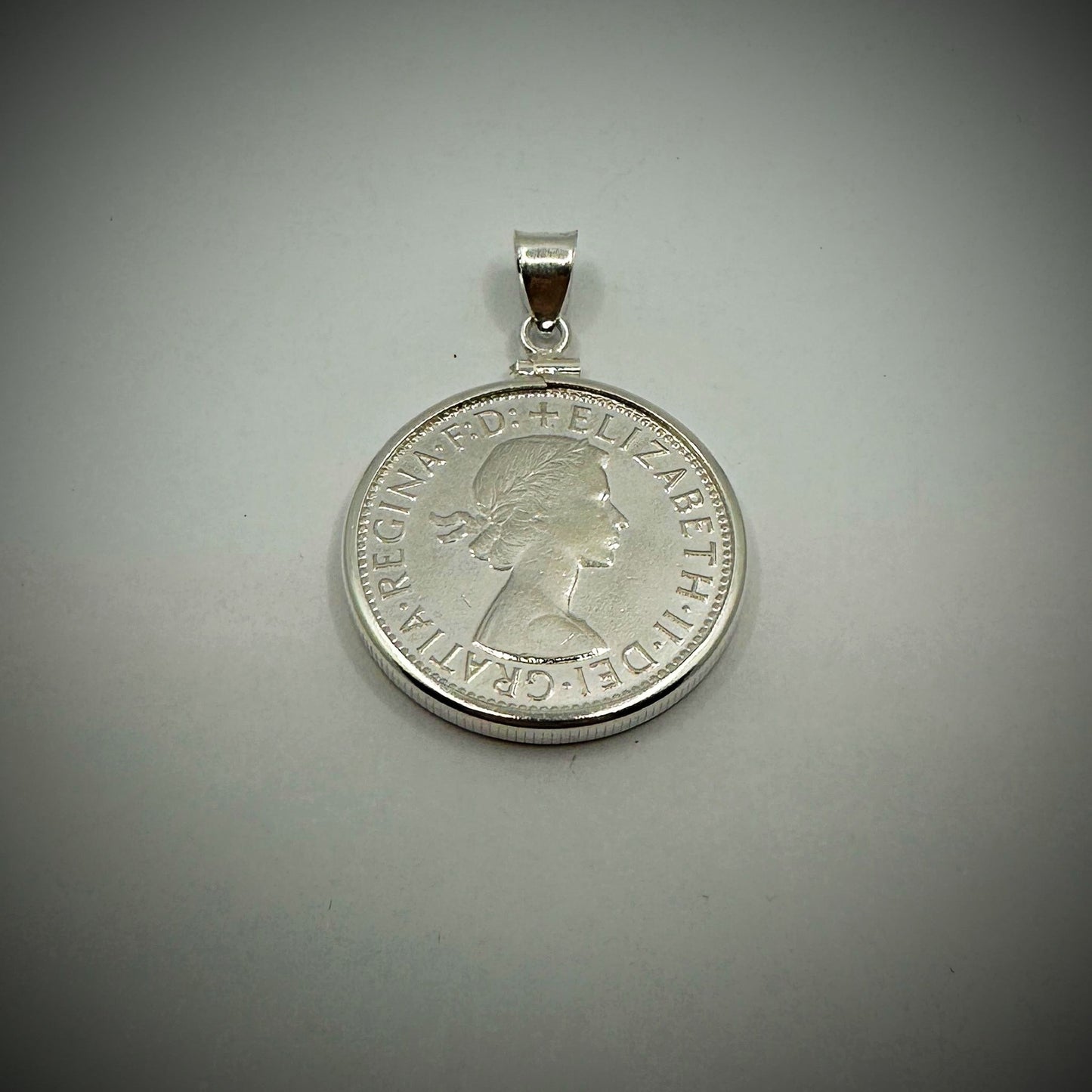 Australian Florin Sterling Silver Bezel - Vintage Spirit - Handcrafted Coin Creations