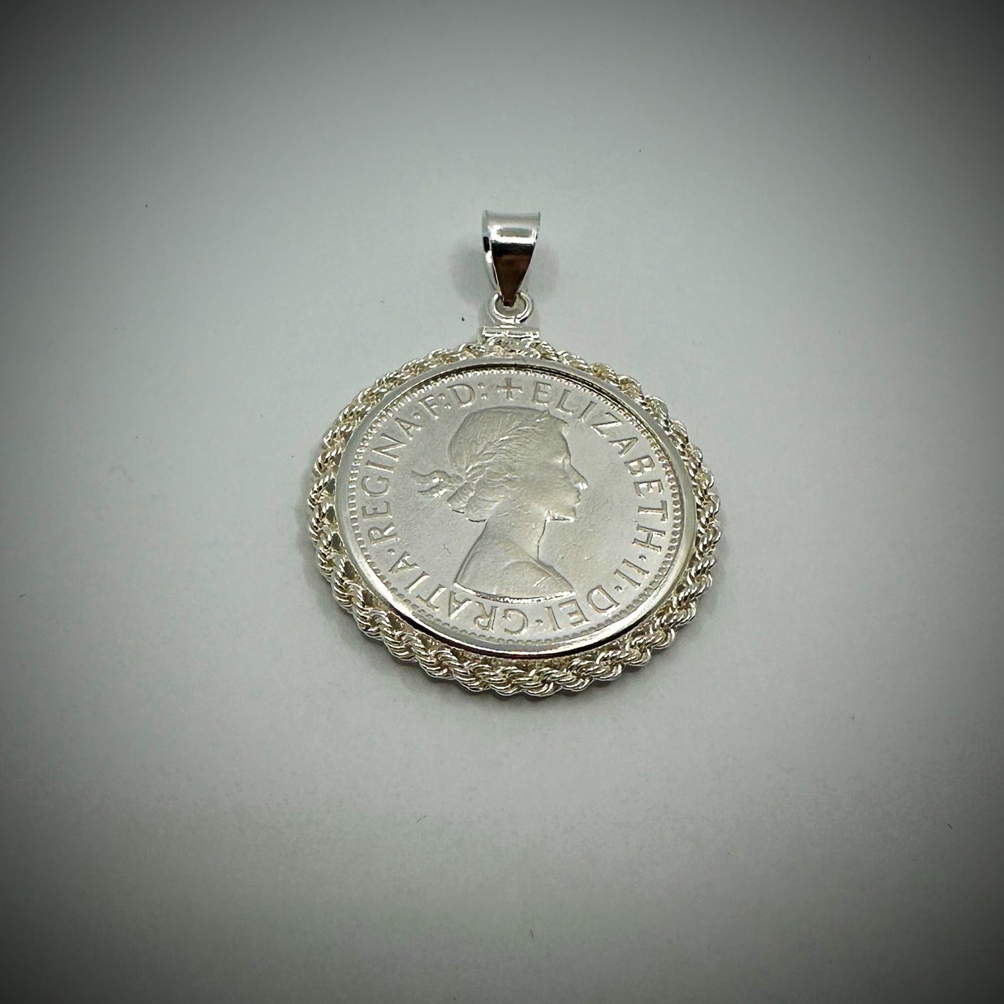 Australian Florin Twisted Rope Bezel - Vintage Spirit - Handcrafted Coin Creations