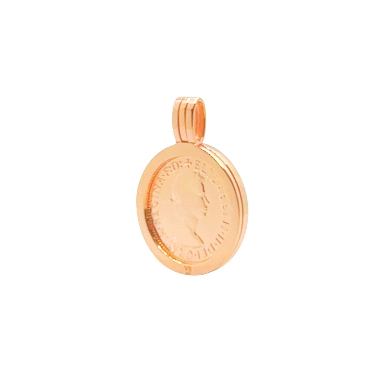 Australian Penny Rose Gold VS Pendant - Vintage Spirit - Handcrafted Coin Creations
