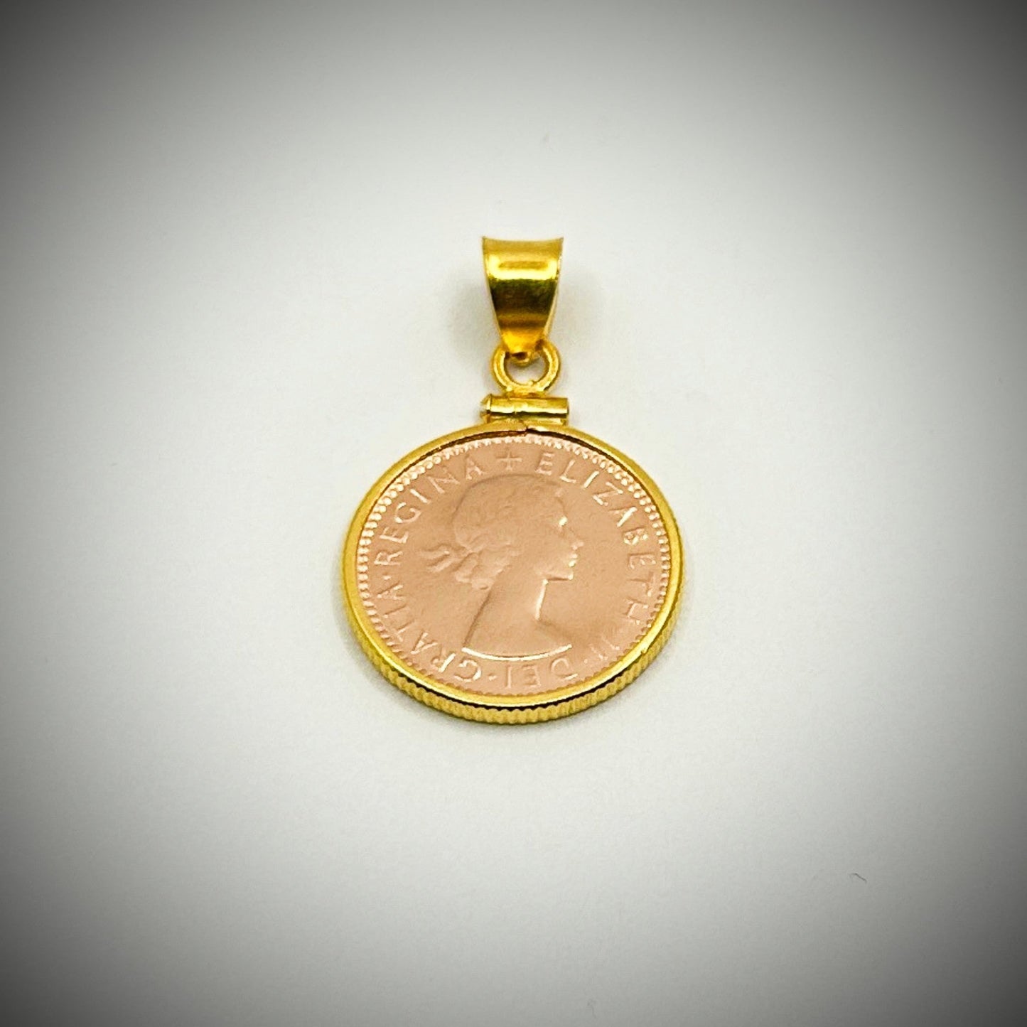 Australian Rose Gold Sixpence Gold Filled Bezel - Vintage Spirit - Handcrafted Coin Creations