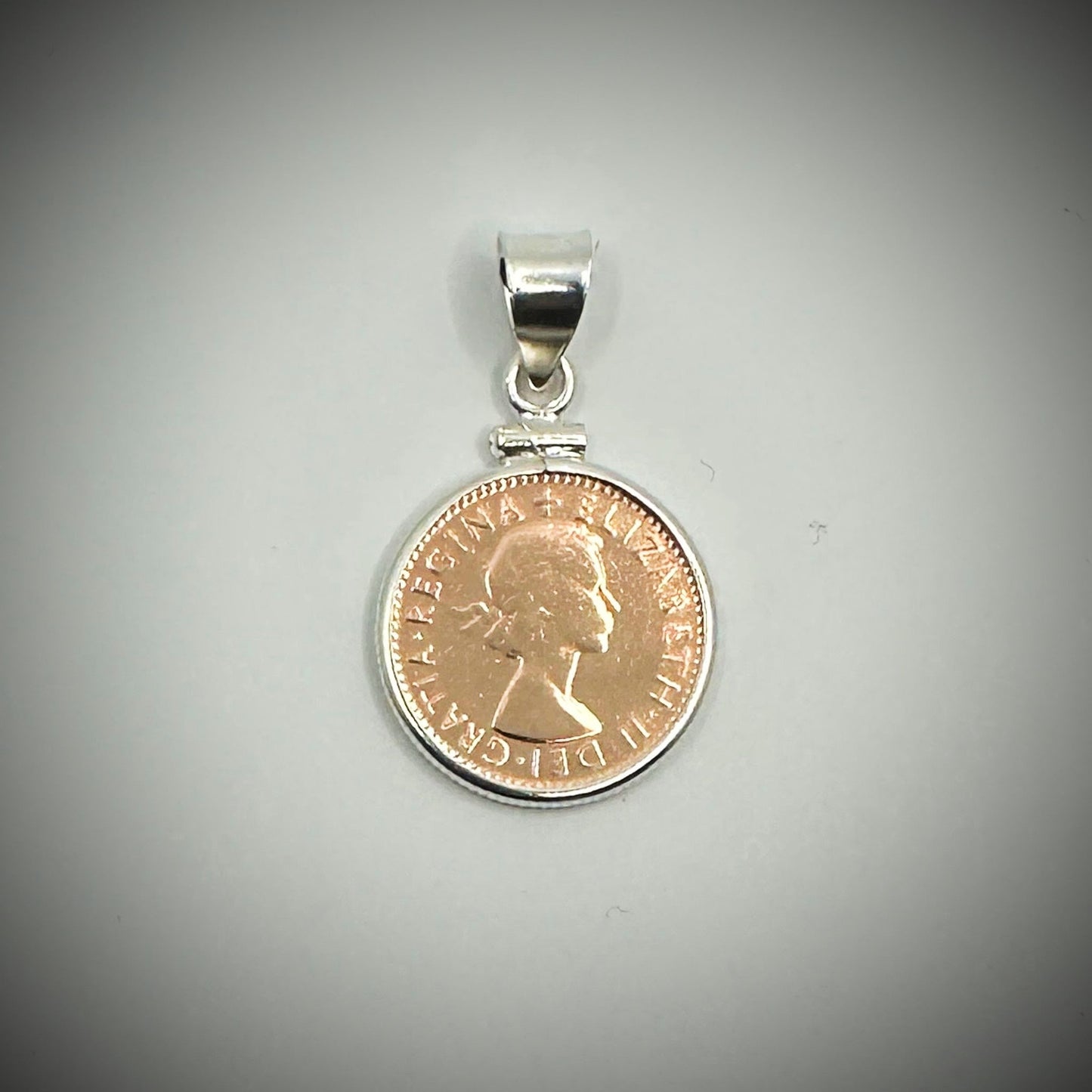 Australian Rose Gold Sixpence Sterling Silver Bezel - Vintage Spirit - Handcrafted Coin Creations