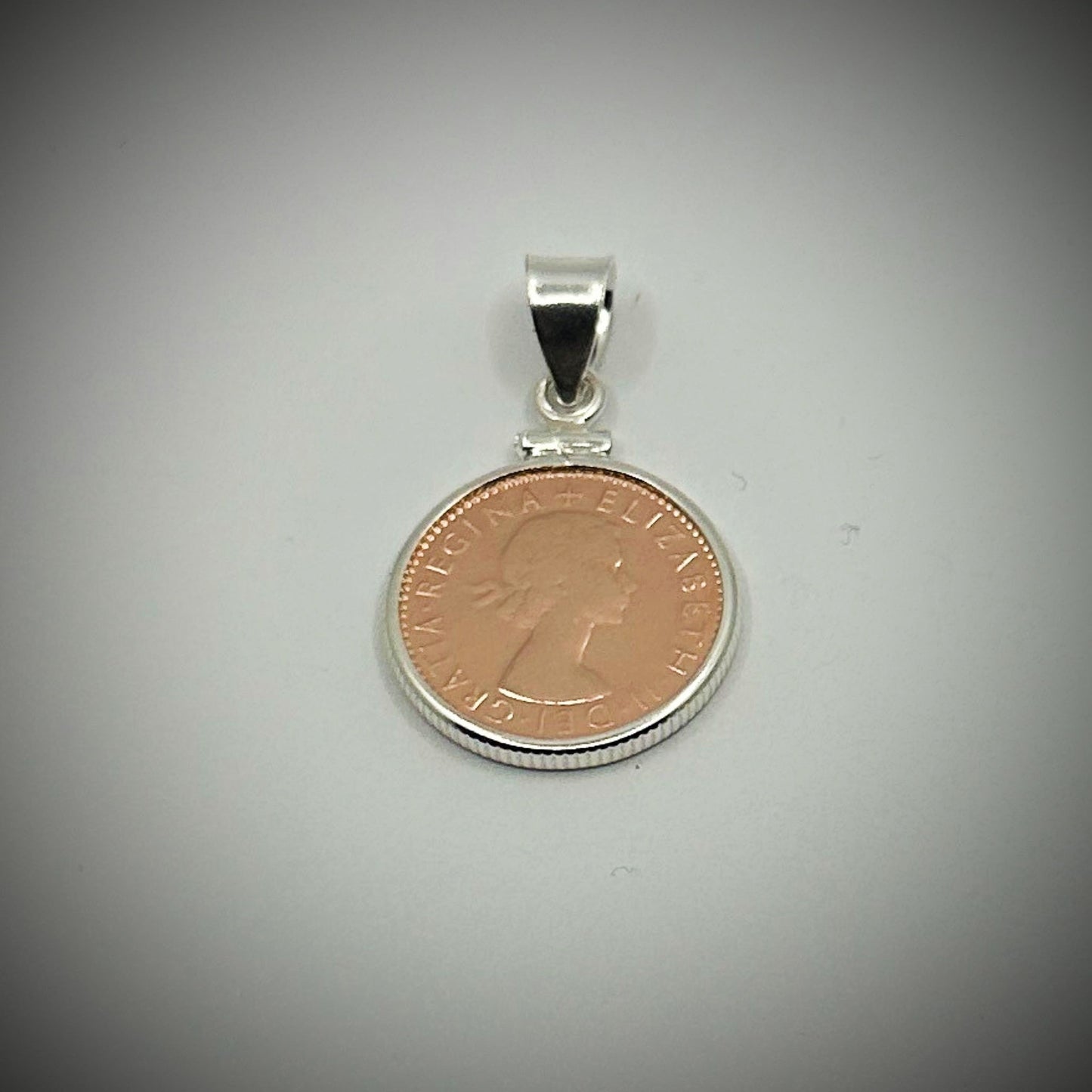 Australian Rose Gold Sixpence Sterling Silver Bezel - Vintage Spirit - Handcrafted Coin Creations