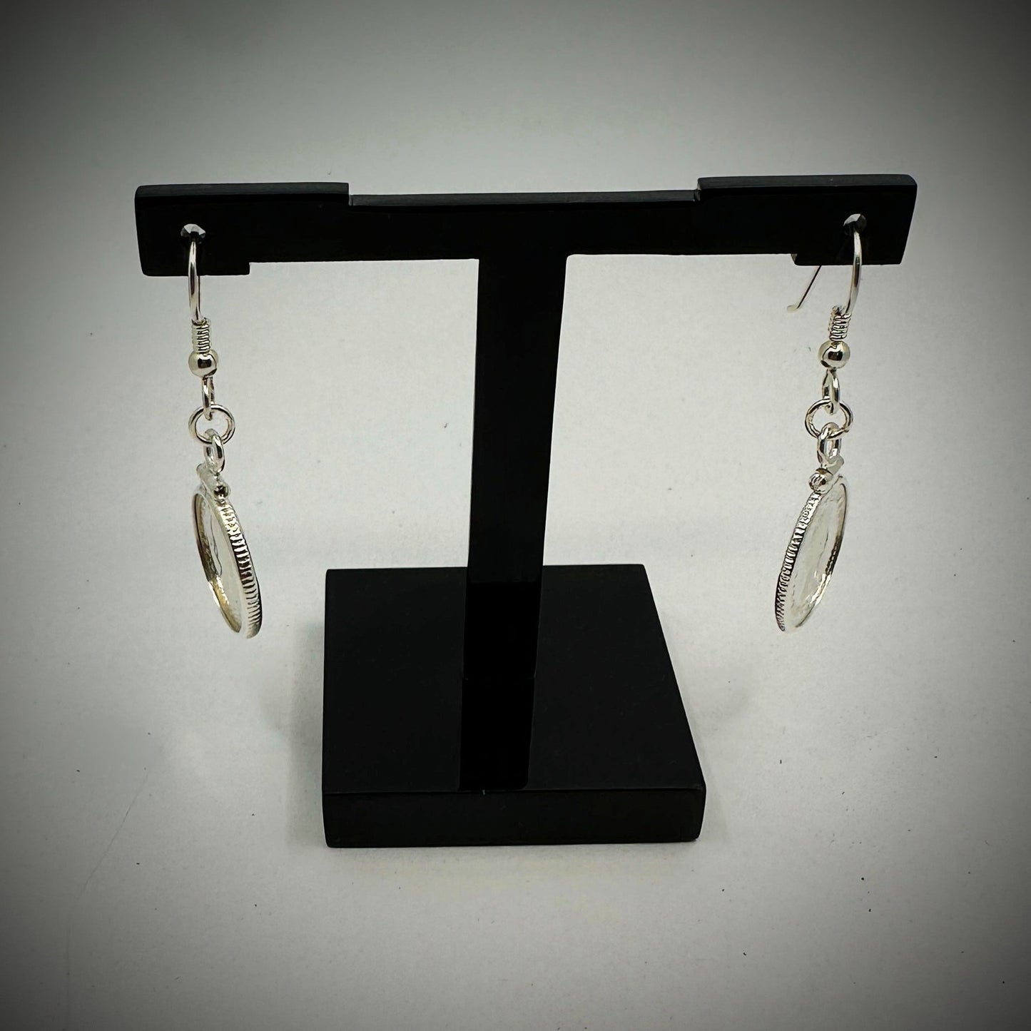 Australian Threepence Sterling Silver Earrings - Vintage Spirit - Handcrafted Coin Creations