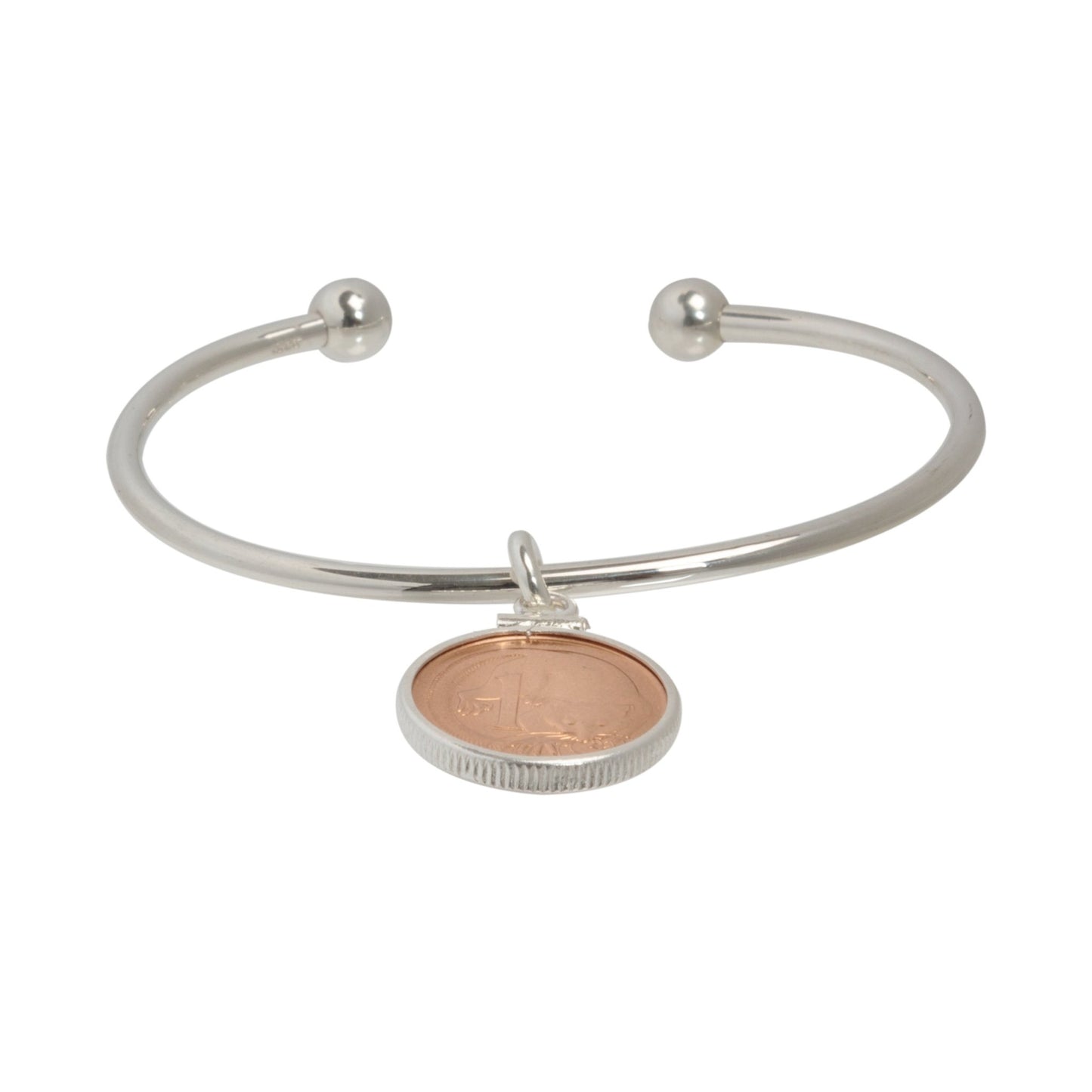 Australian 1 Cent Cuff Bracelet - Vintage Spirit - Handcrafted Coin Creations