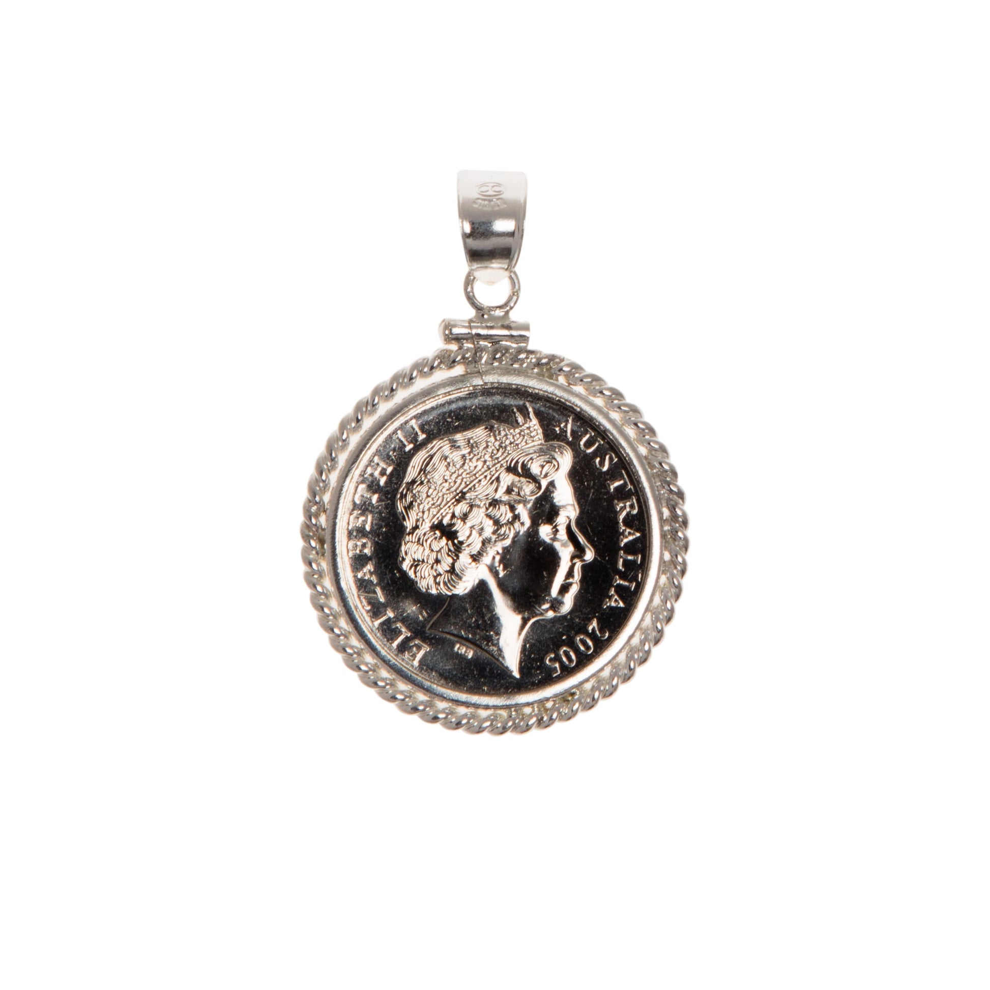 Australian 10 Cent Twisted Rope Bezel - Vintage Spirit - Handcrafted Coin Creations