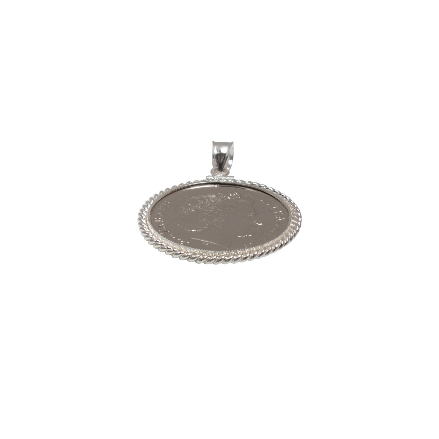 Australian 10 Cent Twisted Rope Bezel - Vintage Spirit - Handcrafted Coin Creations