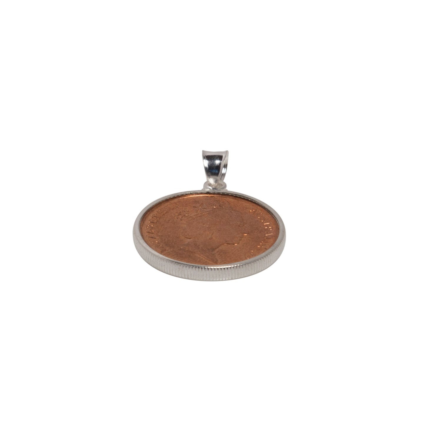 Australian 2 Cent Sterling Silver Bezel - Vintage Spirit - Handcrafted Coin Creations