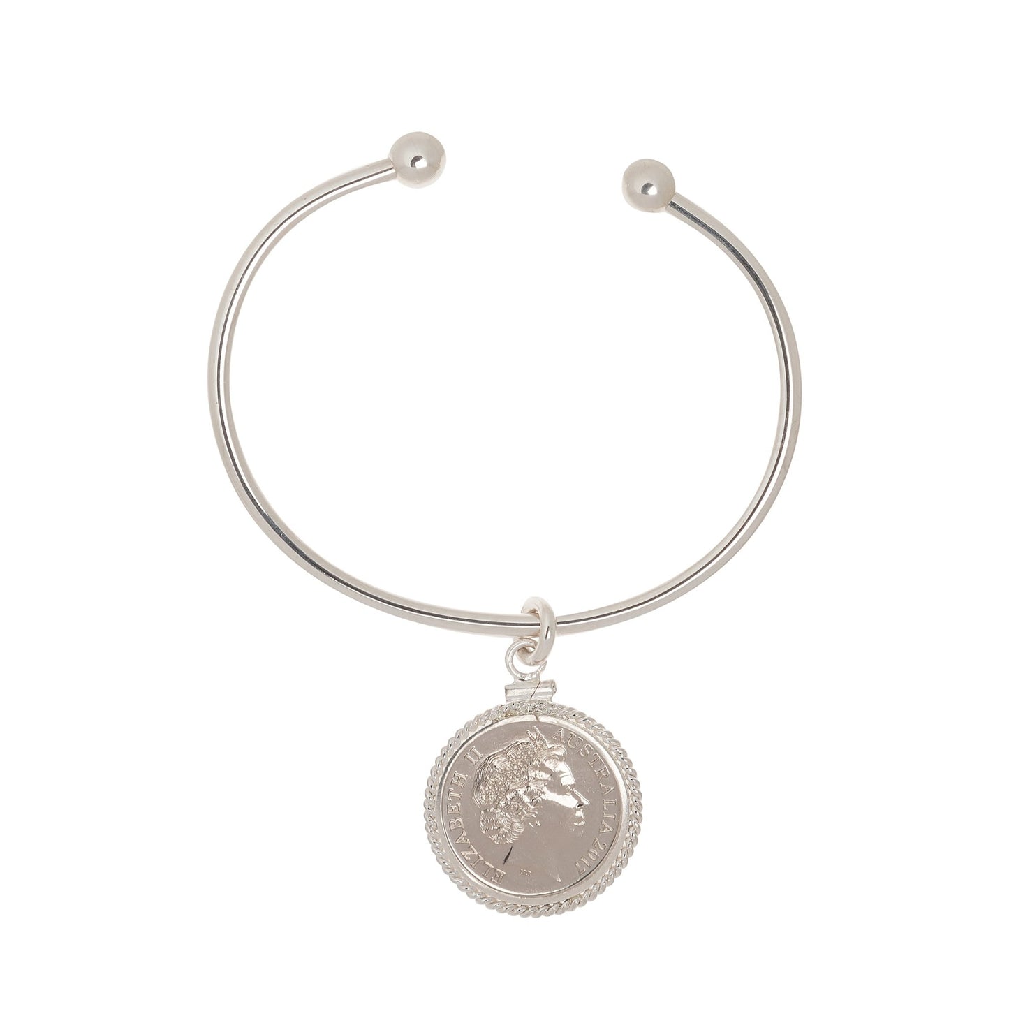 Australian 5 Cent Cuff Bracelet - Vintage Spirit - Handcrafted Coin Creations