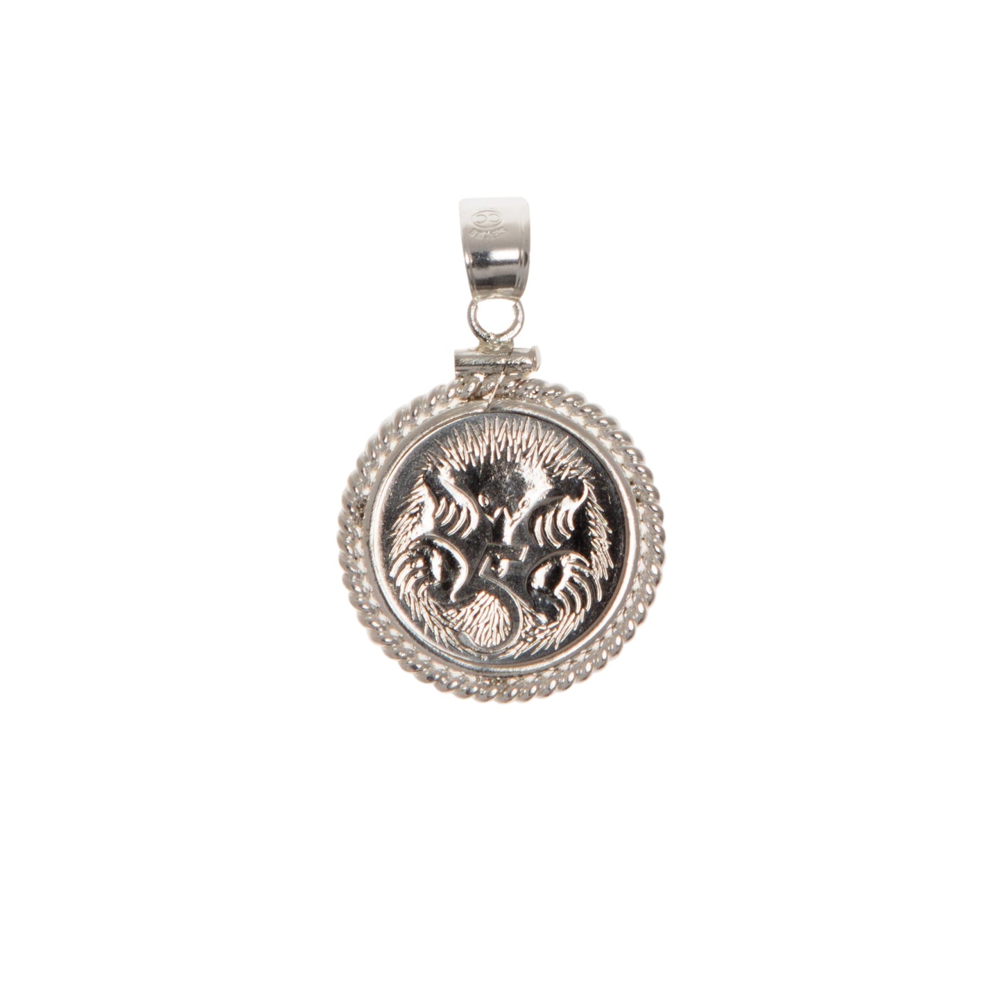 Australian 5 Cent Twisted Rope Bezel - Vintage Spirit - Handcrafted Coin Creations