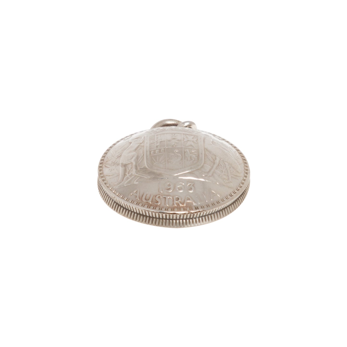 Australian Florin Handcrafted Domed Pendant - Vintage Spirit - Handcrafted Coin Creations