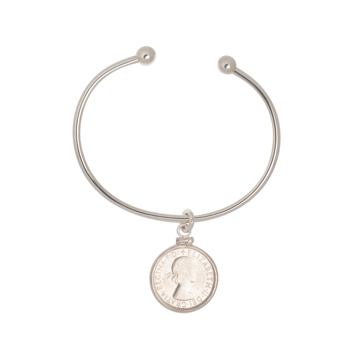 Australian Sixpence Cuff Bracelet - Vintage Spirit - Handcrafted Coin Creations