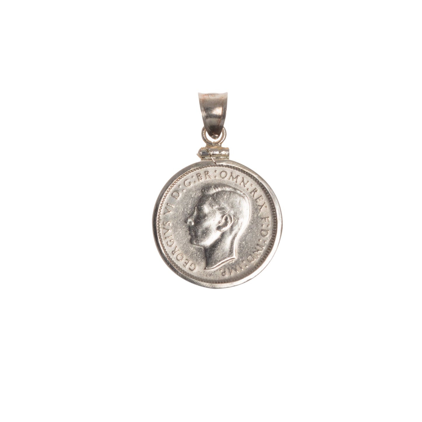 Australian Sixpence Sterling Silver Bezel - Vintage Spirit - Handcrafted Coin Creations