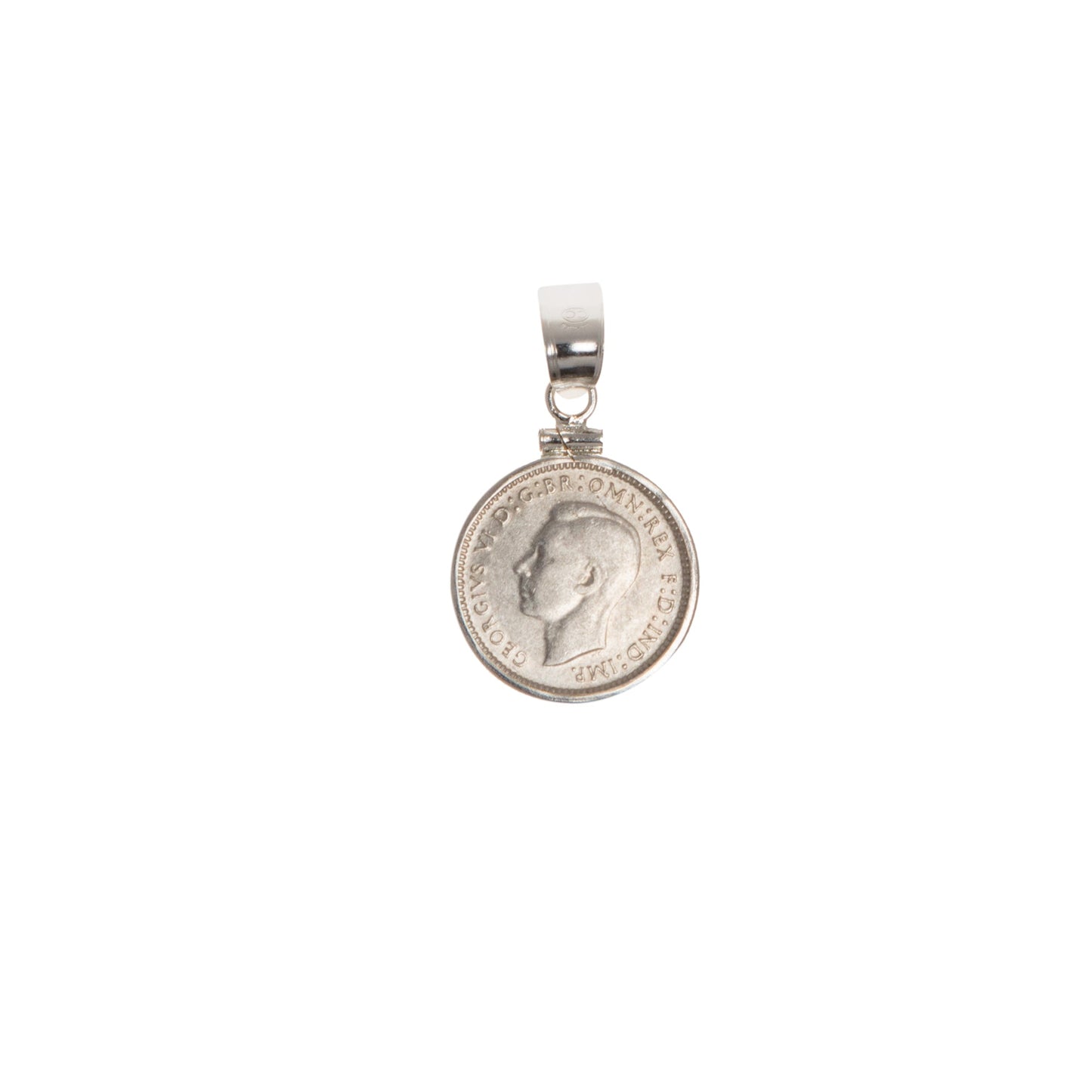 Australian Threepence Sterling Silver Bezel - Vintage Spirit - Handcrafted Coin Creations