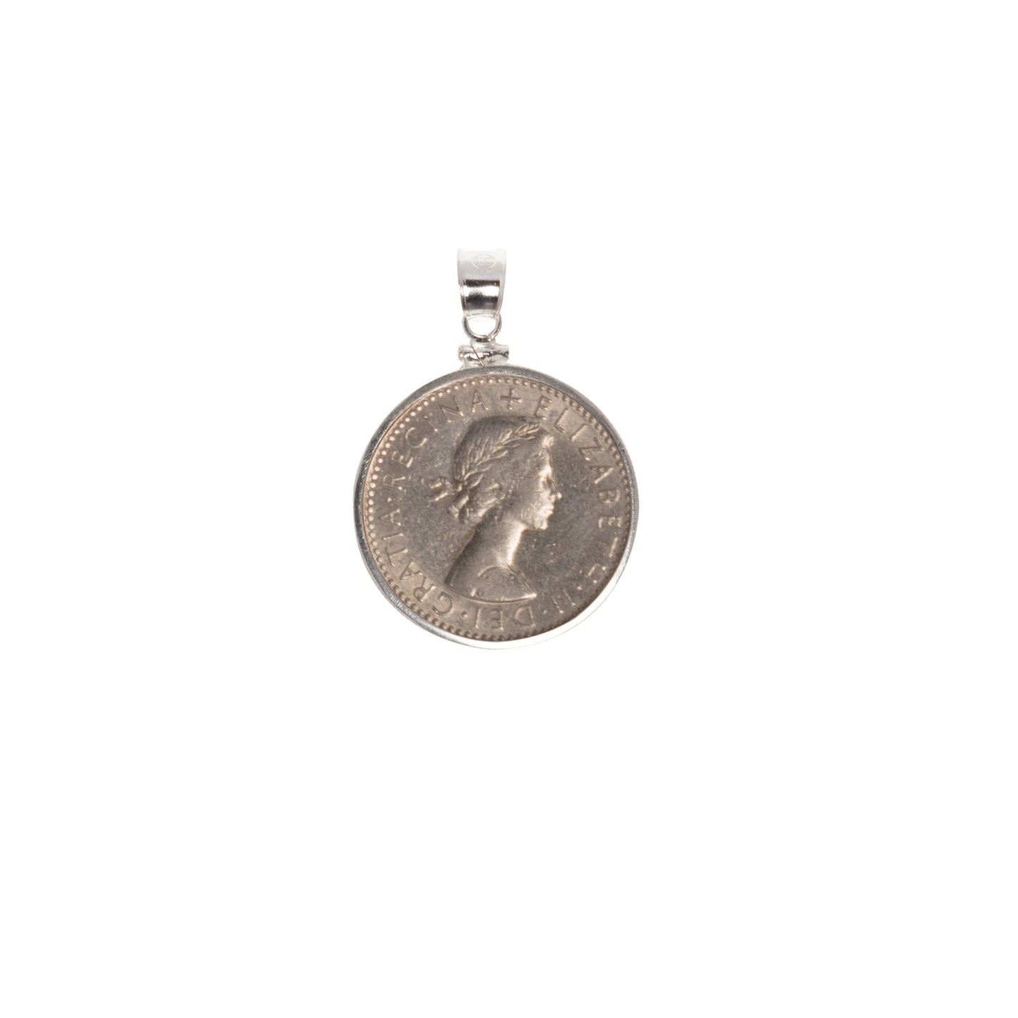 British Sixpence Sterling Silver Bezel - Vintage Spirit - Handcrafted Coin Creations