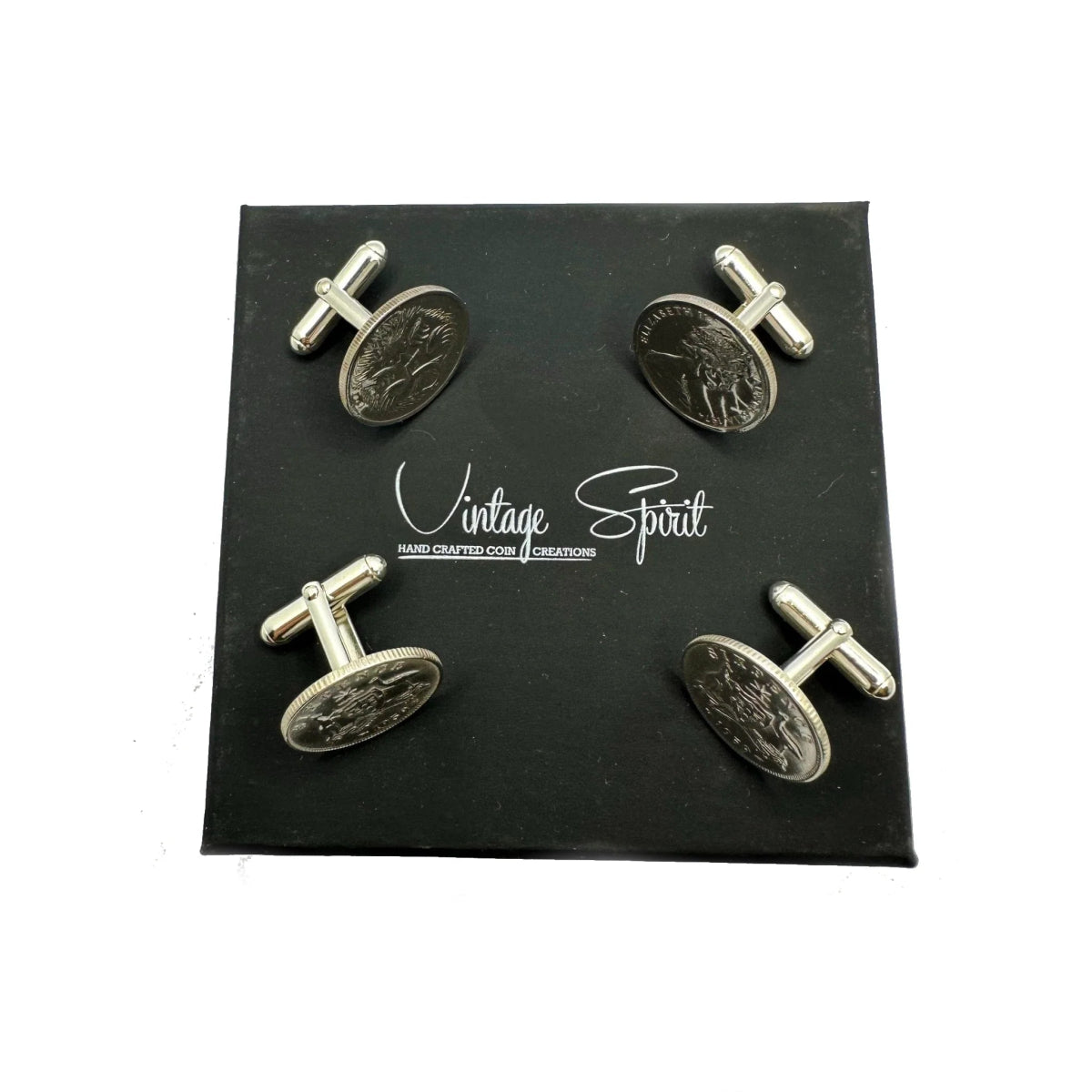 CUFFLINKS - Vintage Spirit - Handcrafted Coin Creations