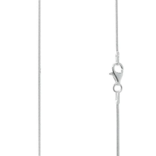 8 Sided Diamond Cut Snake Chain Sterling Silver - Vintage Spirit - Handcrafted Coin Creations