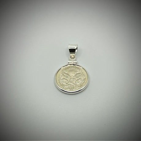 Australian 5 Cent Sterling Silver Bezel