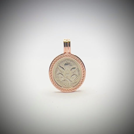 Australian 5 Cent Rose Gold VS Pendant