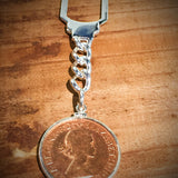 Australian Penny Tension Lock Keychain