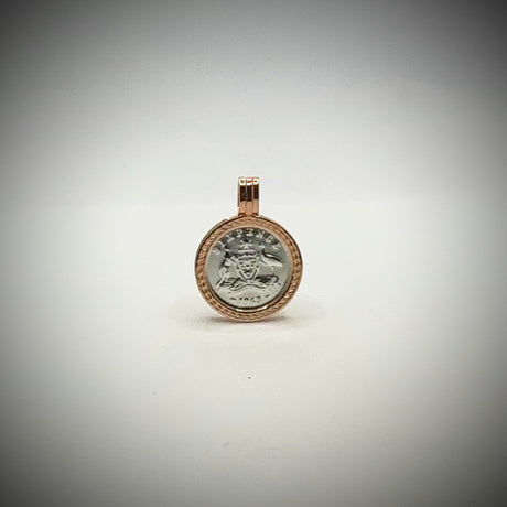 Rose Gold VS Pendant - Australian Sixpence