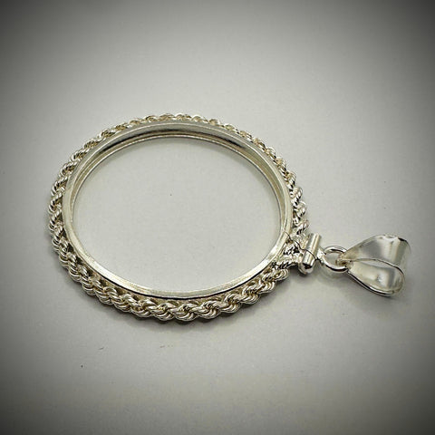 British Coins Twisted Rope Bezels