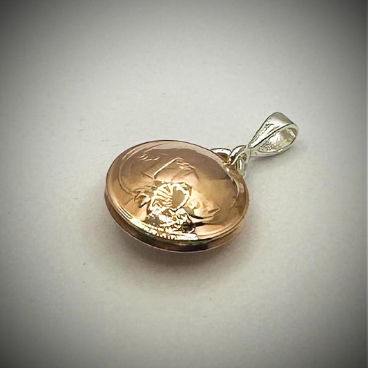 Australian 1 Cent Domed Pendant - Vintage Spirit - Handcrafted Coin Creations