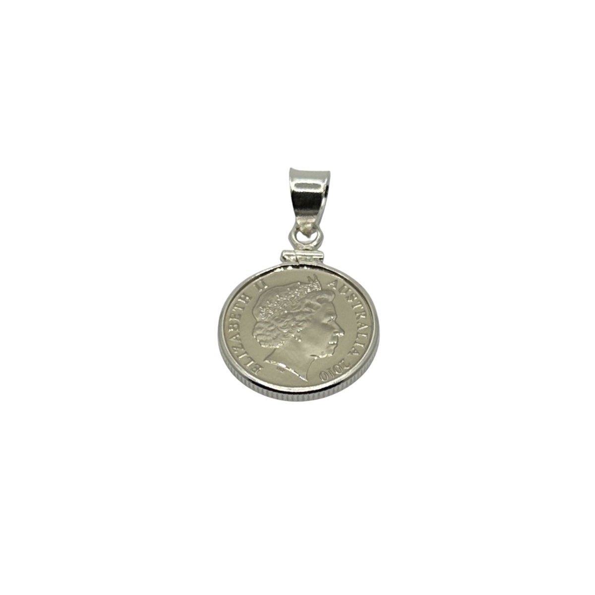 Australian 5 Cent Sterling Silver Bezel - Vintage Spirit - Handcrafted Coin Creations