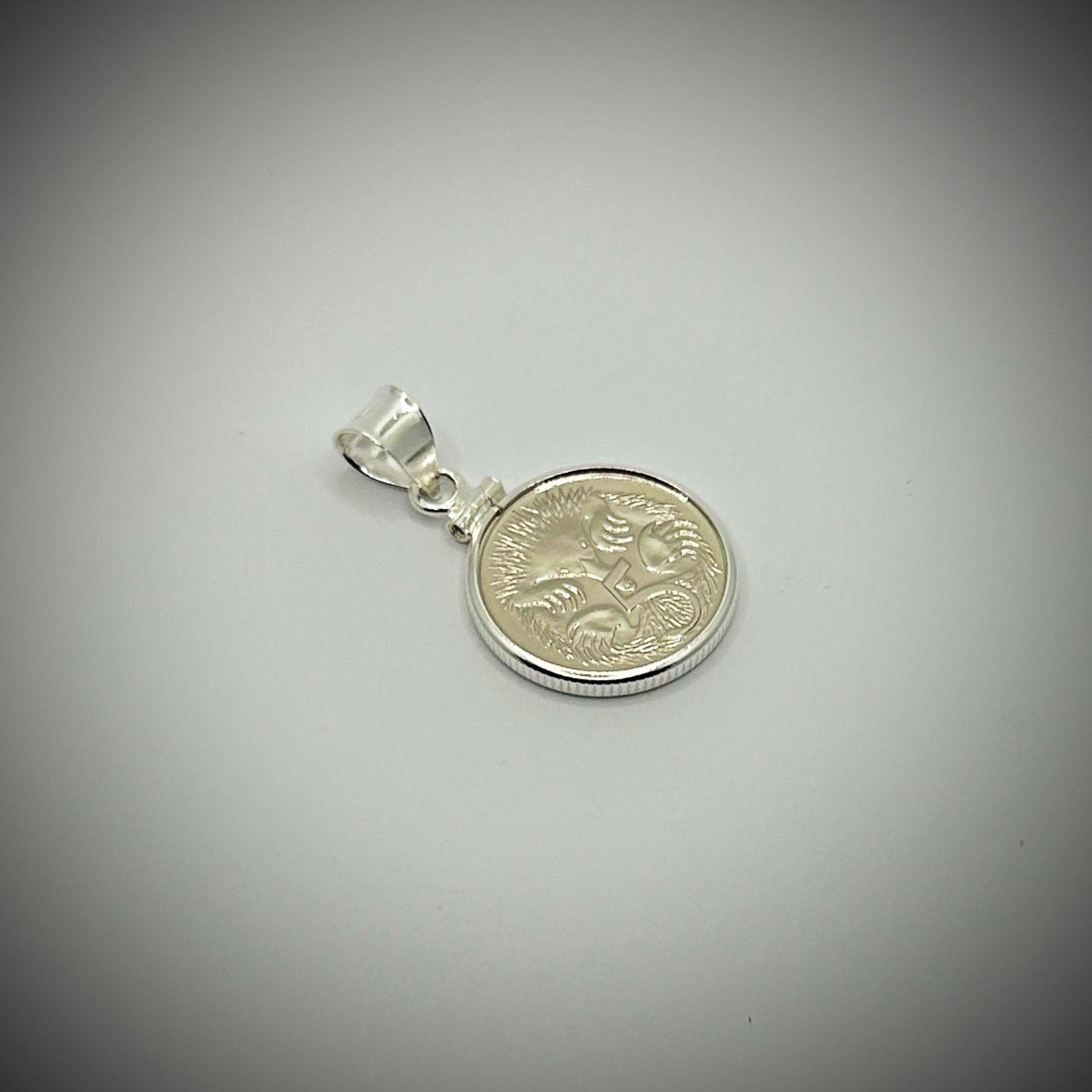 Australian 5 Cent Sterling Silver Bezel - Vintage Spirit - Handcrafted Coin Creations
