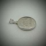 Australian Florin Sterling Silver Bezel - Vintage Spirit - Handcrafted Coin Creations