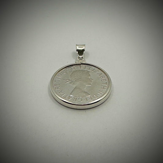 Australian Florin Sterling Silver Bezel - Vintage Spirit - Handcrafted Coin Creations