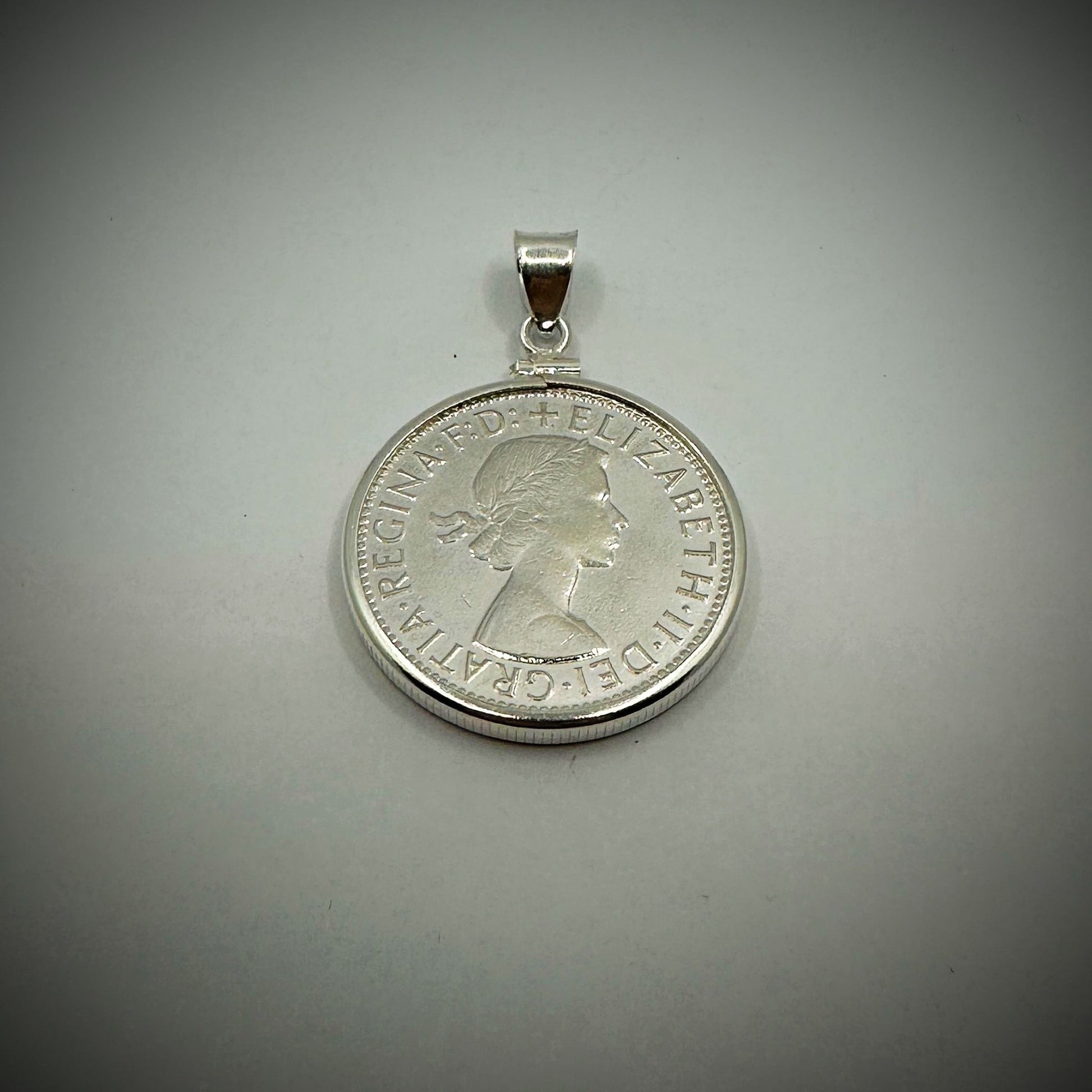 Australian Florin Sterling Silver Bezel - Vintage Spirit - Handcrafted Coin Creations