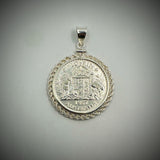 Australian Florin Twisted Rope Bezel - Vintage Spirit - Handcrafted Coin Creations