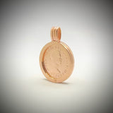 Australian Penny Rose Gold VS Pendant - Vintage Spirit - Handcrafted Coin Creations