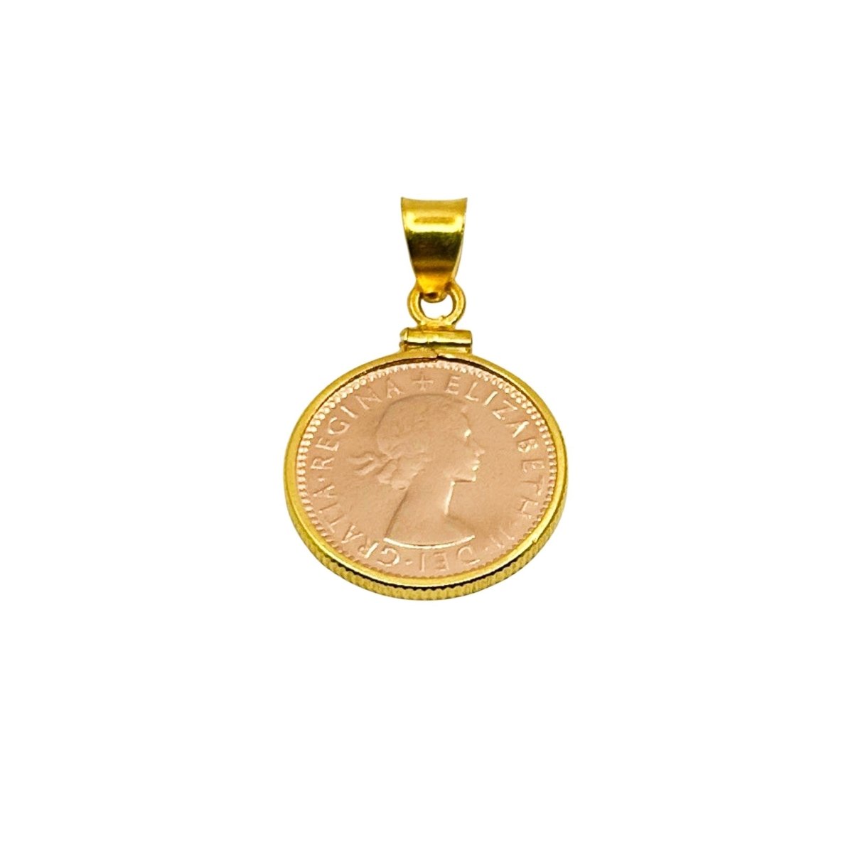Australian Rose Gold Sixpence Gold Filled Bezel - Vintage Spirit - Handcrafted Coin Creations