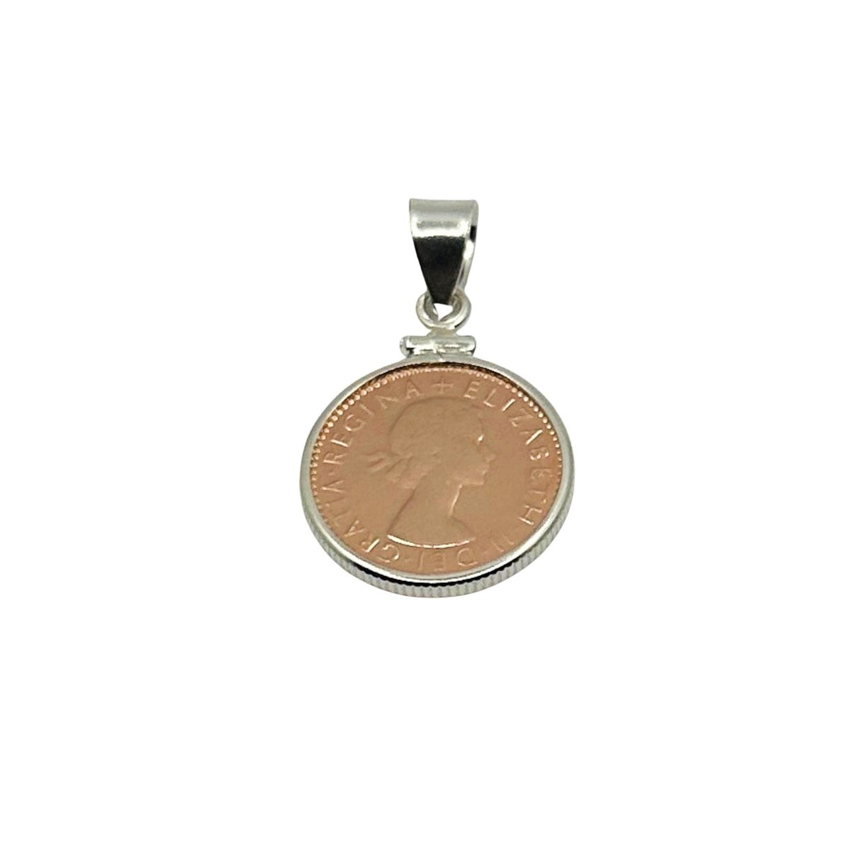 Australian Rose Gold Sixpence Sterling Silver Bezel - Vintage Spirit - Handcrafted Coin Creations
