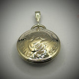 Australian Shilling Handcrafted Domed Pendant - Vintage Spirit - Handcrafted Coin Creations