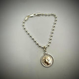 Australian Sixpence Bead Bracelet - Vintage Spirit - Handcrafted Coin Creations