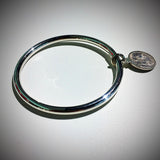 Australian Sixpence Sterling Silver Bangle - Vintage Spirit - Handcrafted Coin Creations