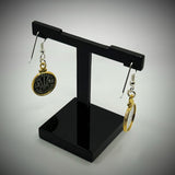 Australian Threepence Yellow Gold Filled Earrings - Vintage Spirit - Handcrafted Coin Creations