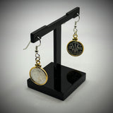 Australian Threepence Yellow Gold Filled Earrings - Vintage Spirit - Handcrafted Coin Creations
