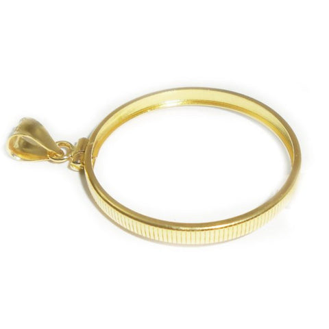British Coins Yellow Gold Filled Bezels - Vintage Spirit - Handcrafted Coin Creations