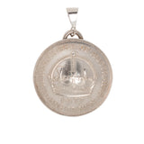 1937 Australian Crown Handcrafted Domed Pendant - Vintage Spirit - Handcrafted Coin Creations