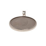 1965 Winston Churchill British Crown Sterling Silver Bezel - Vintage Spirit - Handcrafted Coin Creations