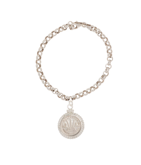 AUSTRALIAN THREEPENCE - FINE BELCHER CHAIN - FRONT