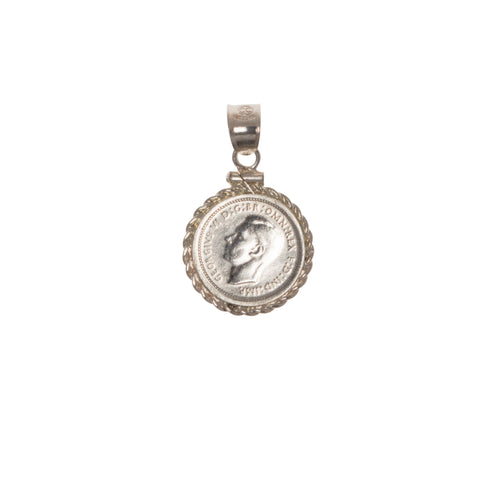 Australian Threepence Sterling Silver Twisted Rope Bezel