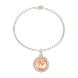 Australian 1 Cent Ball - end Bangle - Vintage Spirit - Handcrafted Coin Creations