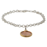 Australian 1 Cent Fine Belcher Bracelet - Vintage Spirit - Handcrafted Coin Creations
