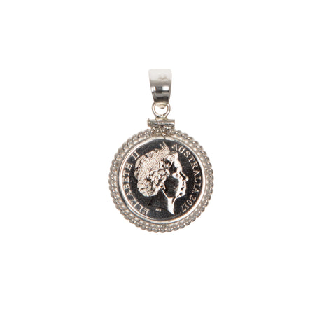 Australian 5 Cent Twisted Rope Bezel - Vintage Spirit - Handcrafted Coin Creations